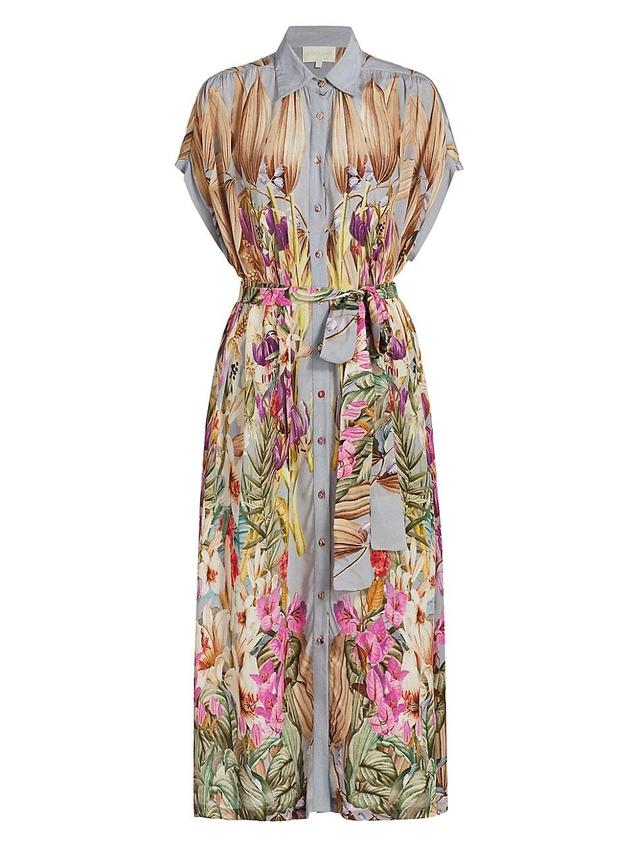 Womens Eterna Valerie Floral Caftan Dress Product Image