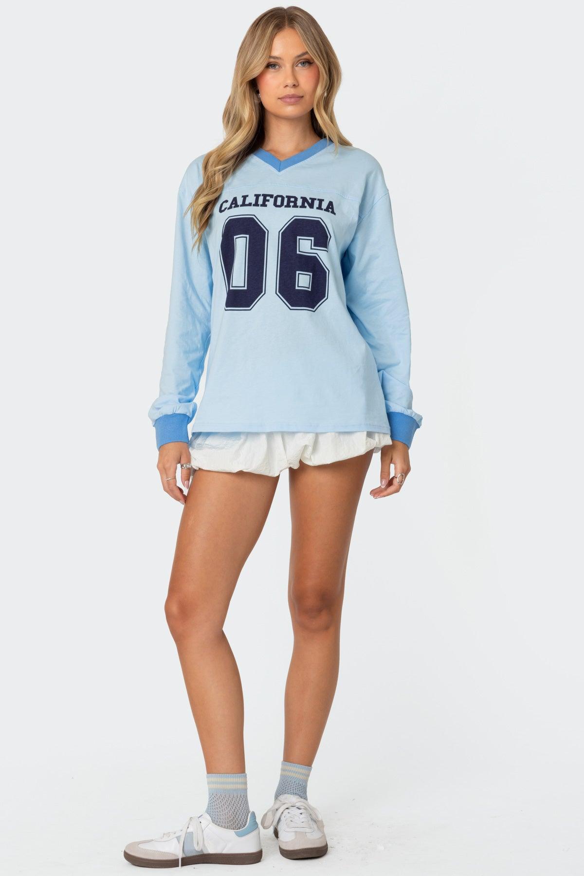 06 Oversized Long Sleeve T Shirt Product Image