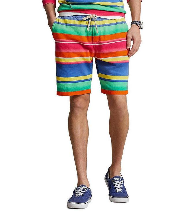 Polo Ralph Lauren Striped Spa Terry 8.5#double; Inseam Shorts Product Image