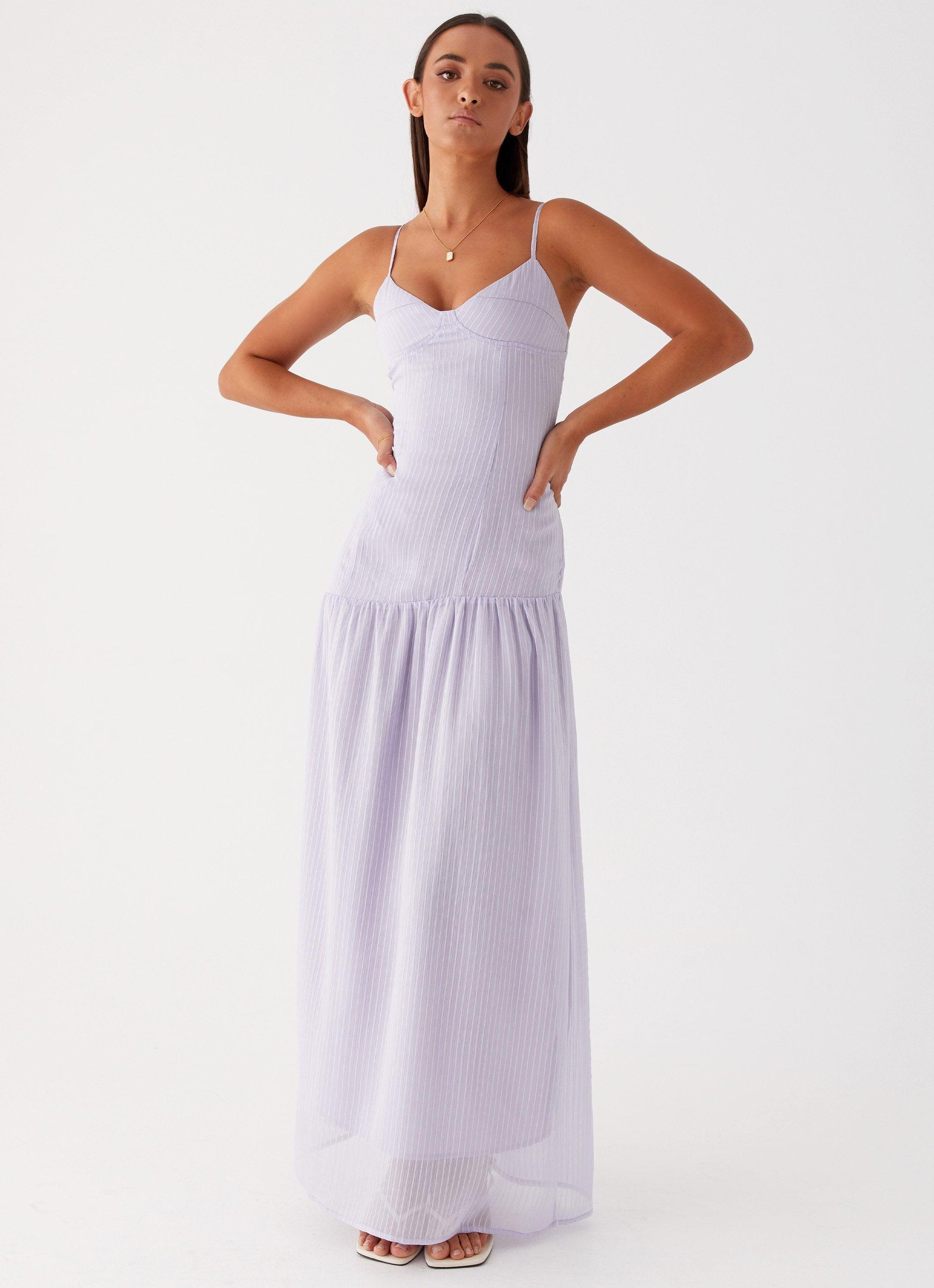 Shania Maxi Dress - Lavender Product Image