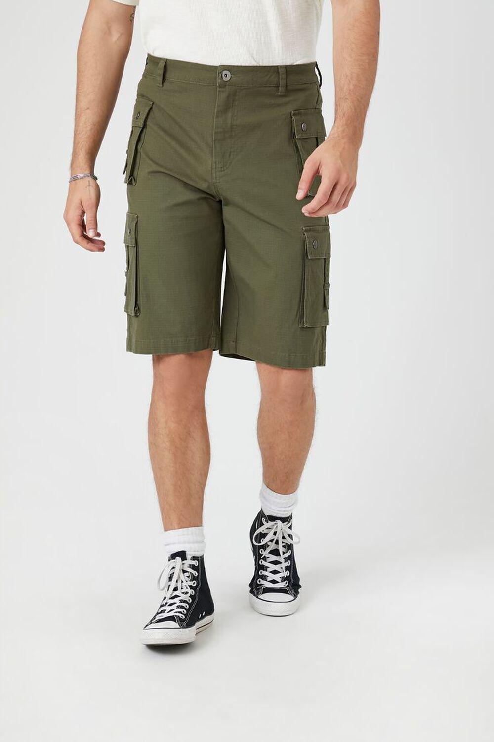 Mid-Rise Cargo Shorts | Forever 21 Product Image