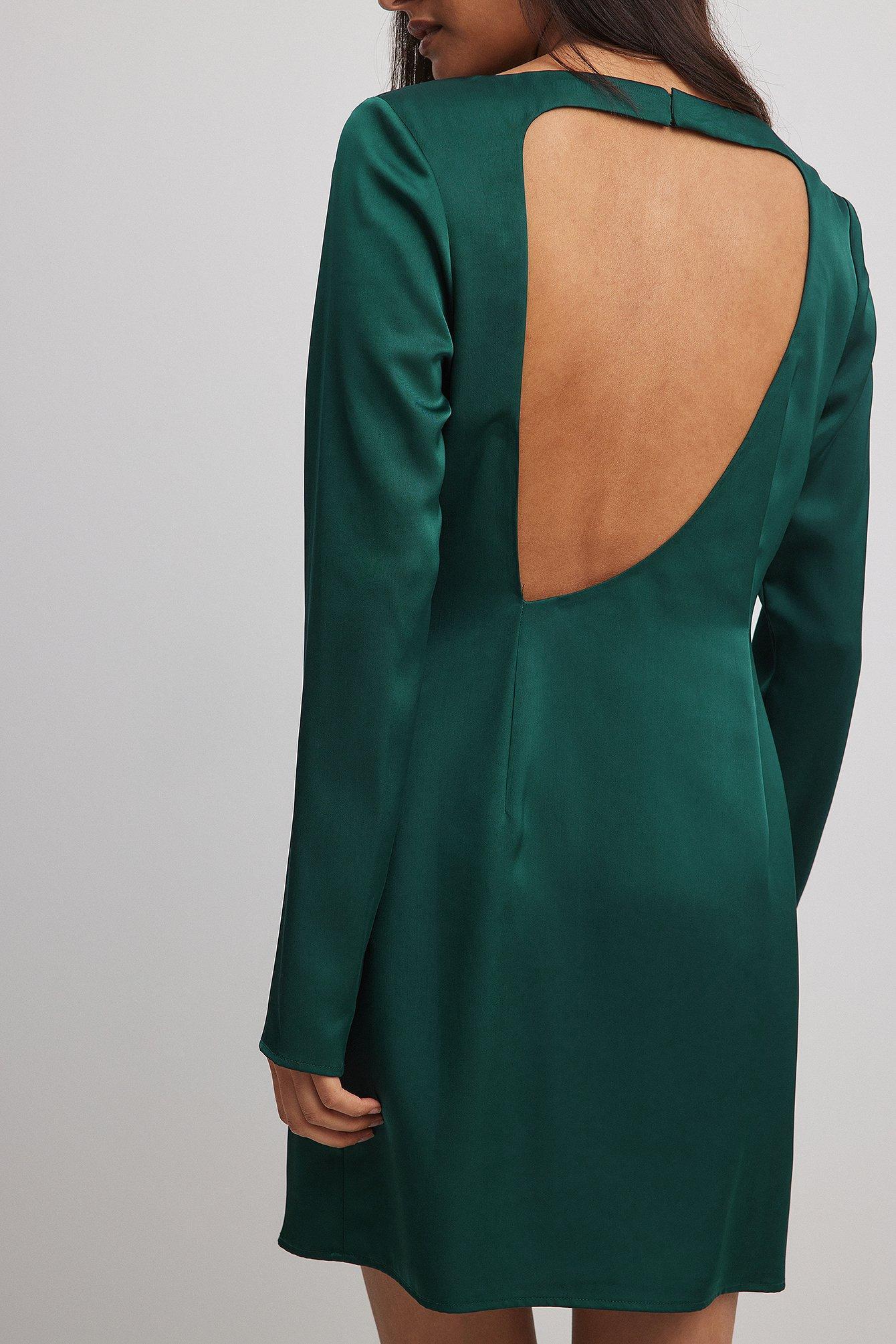 Asymmetric Open Back Mini Dress product image