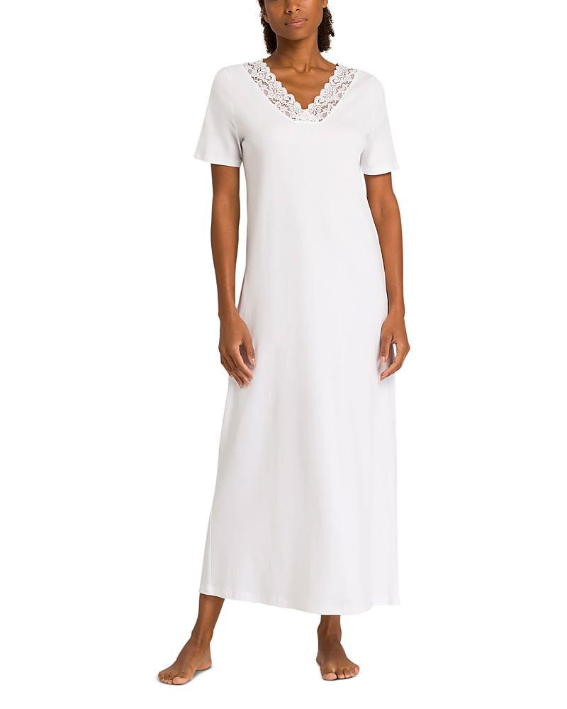 Womens Moments Short-Sleeve Long Gown Product Image