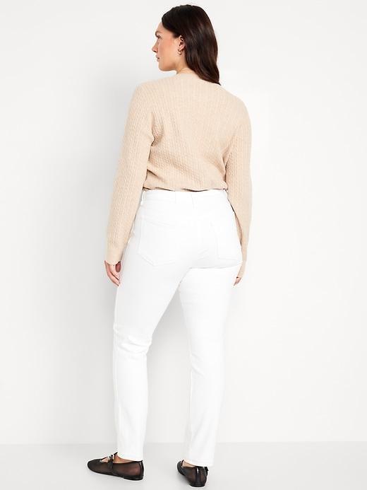 High-Waisted Vintage Slim Jeans Product Image