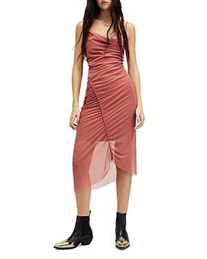 AllSaints Ulla Dress (Rich Pink) Women's Dress Product Image