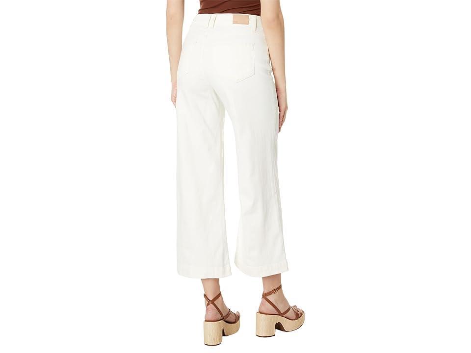 PAIGE Anessa Wide Leg Jeans Light Ecru 30 Product Image