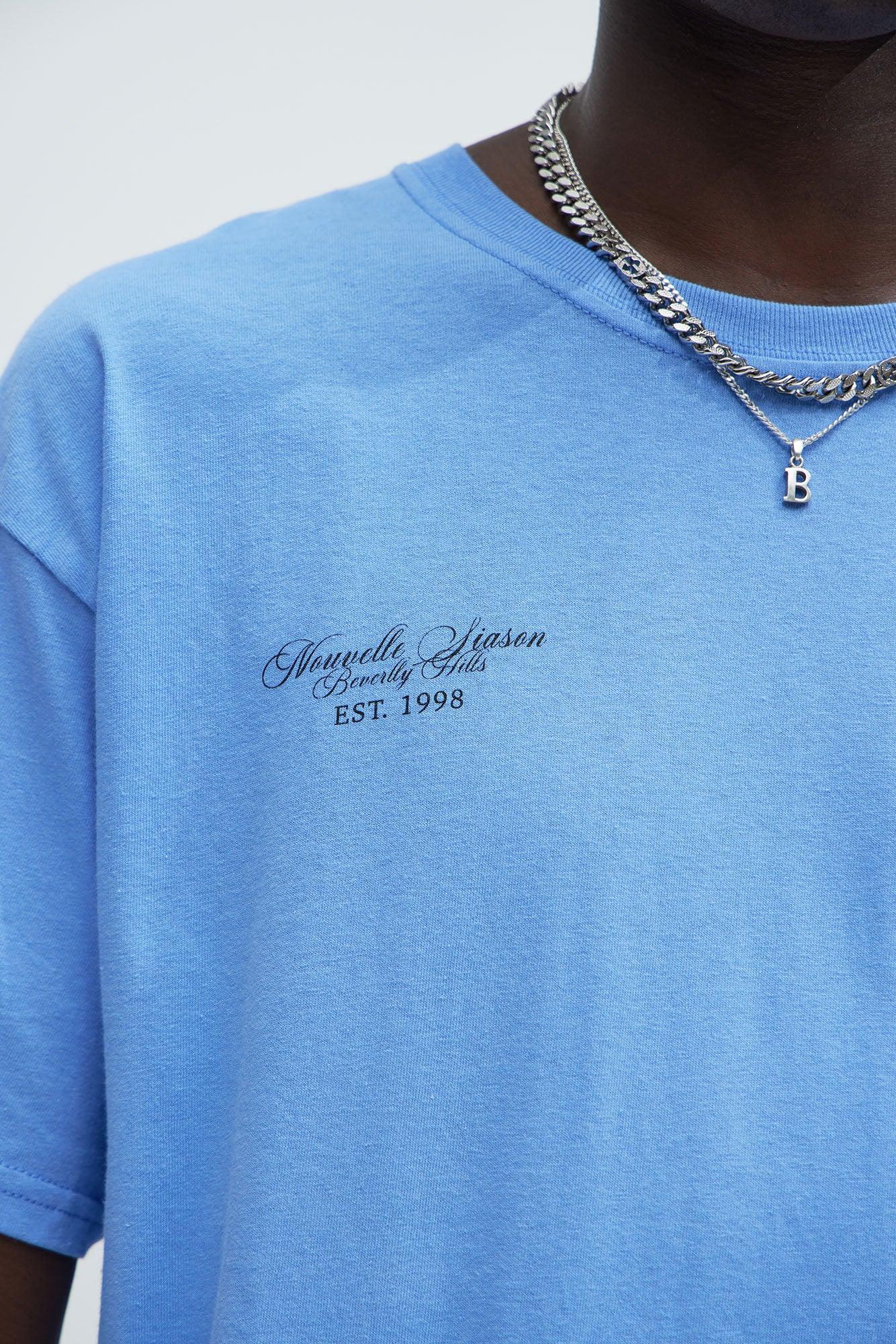 LA Country Club Resort Short Sleeve Tee - Light Blue Product Image