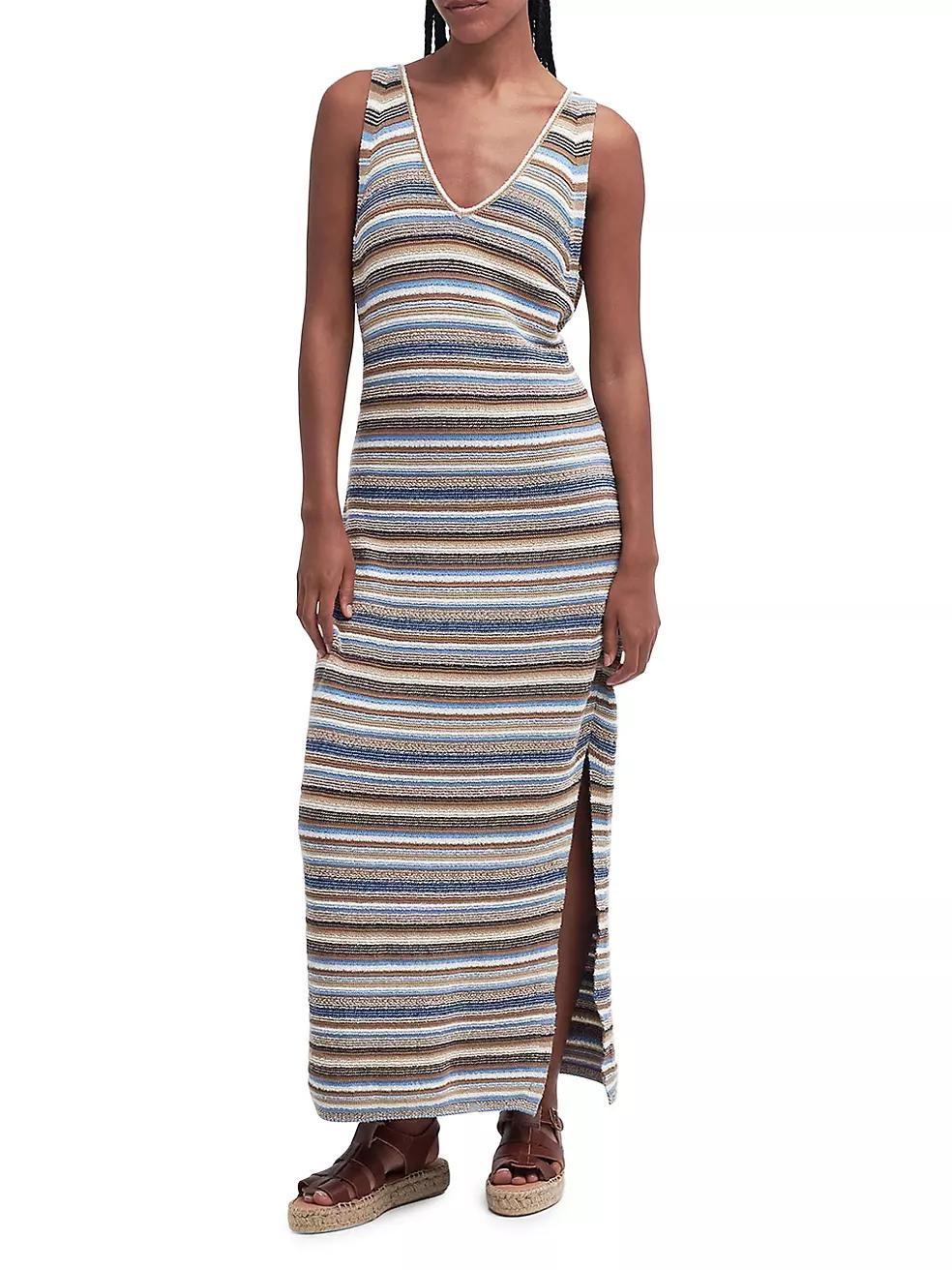 Blakeney Stripe Cotton-Blend Knit Midi-Dress Product Image