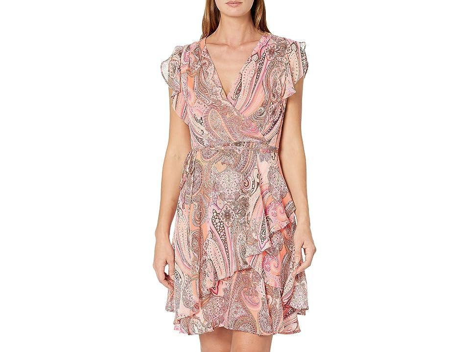 Tommy Hilfiger Jaipur Paisley Chiffon Dress (Bloom Multi) Women's Dress Product Image