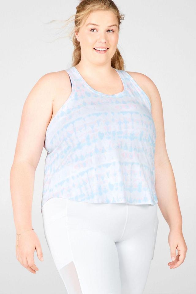 Fabletics Jade Tank Womens white plus Size 4X Product Image