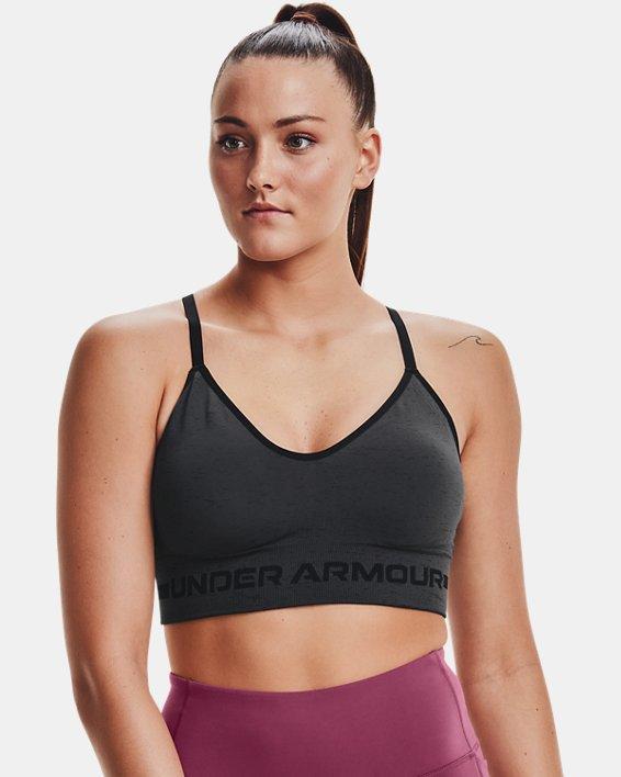 Women's UA Seamless Low Long Heather Sports Bra Product Image