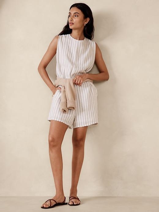 Pinnacles Linen Romper Product Image