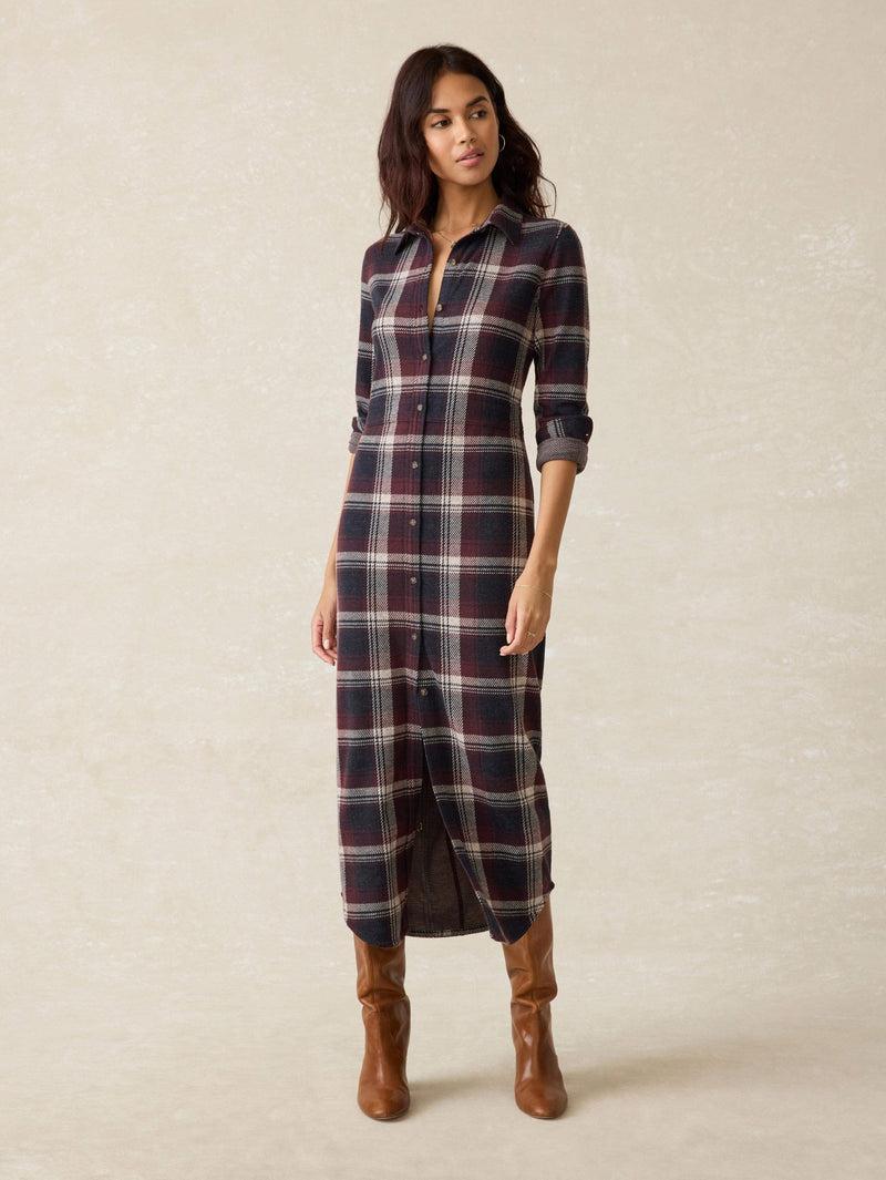 Legend™ Sweater Maxi Dress - Middlecreek Moon Plaid Female Product Image