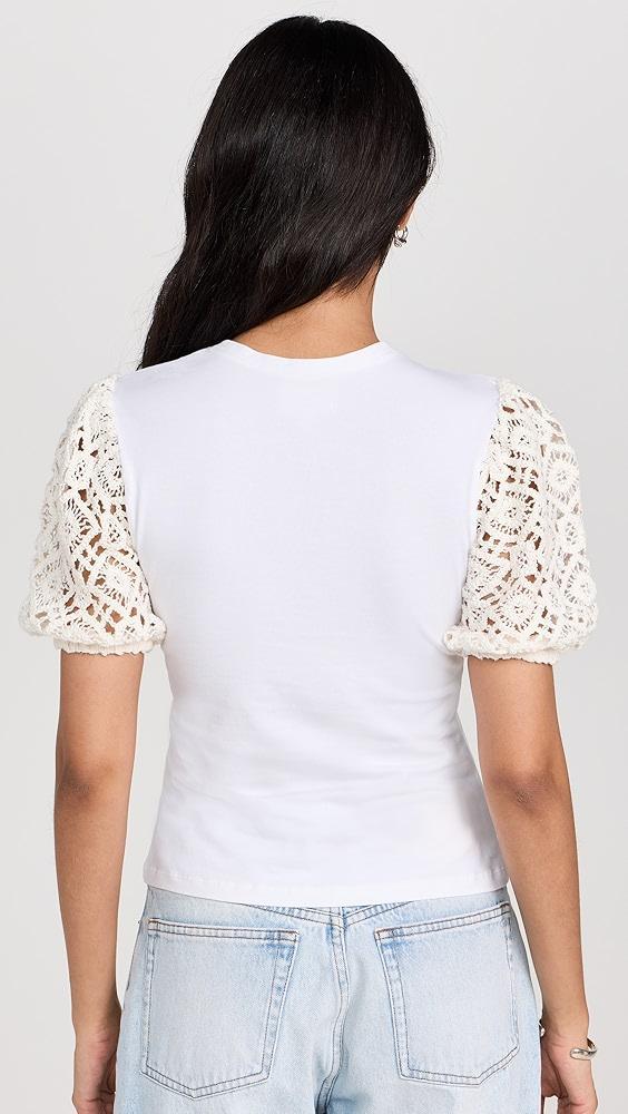 Cinq à Sept Crochet Lace Corianna Top | Shopbop Product Image