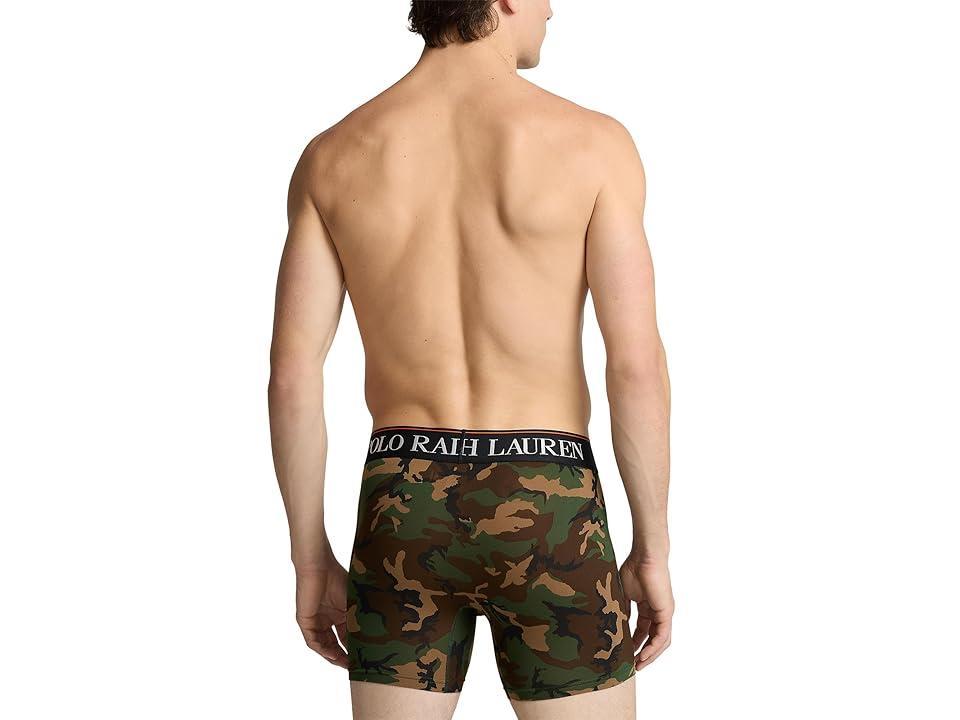 Polo Ralph Lauren 4D Flex Cooling Microfiber Boxer Brief 3-Pack (Multicolor) Men's Underwear Product Image