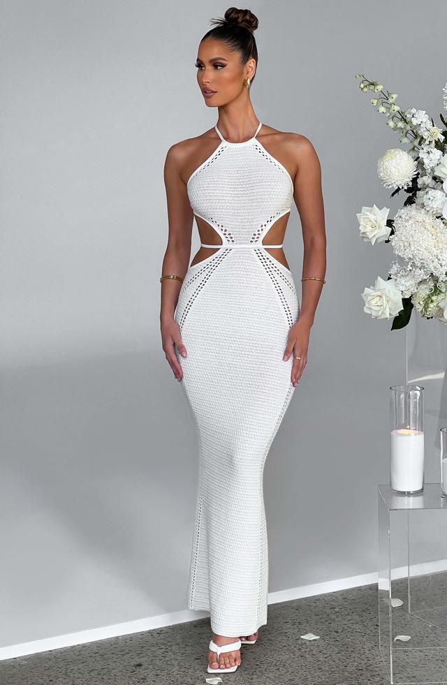 Delia Maxi Dress - White Product Image