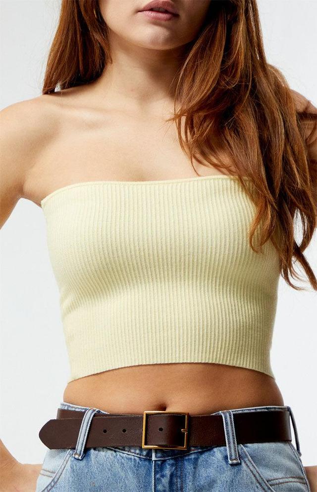 Women's Basic Sweater Tube Top Product Image