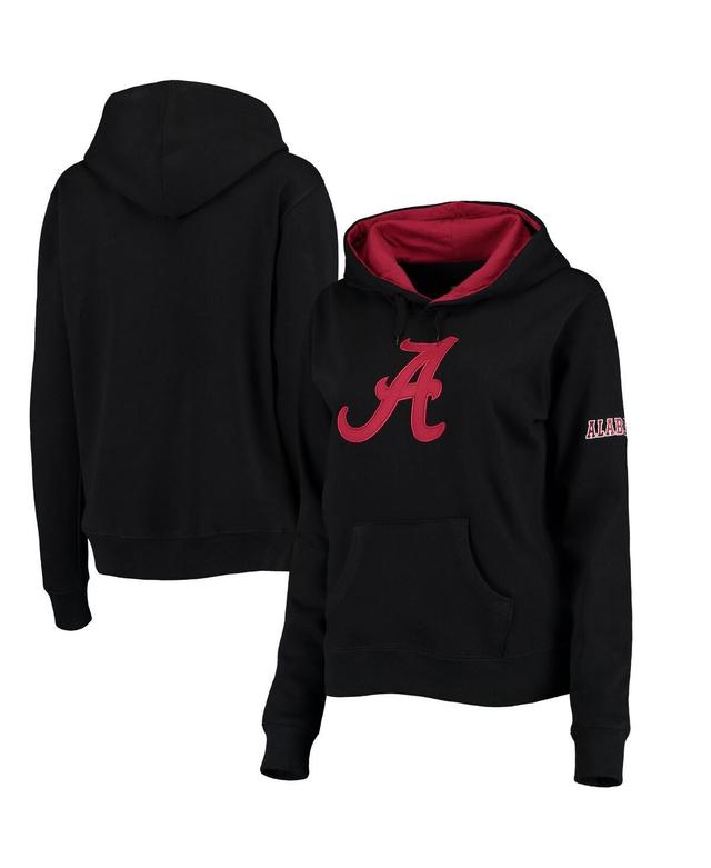 Womens Black Alabama Crimson Tide Big Logo Pullover Hoodie Product Image