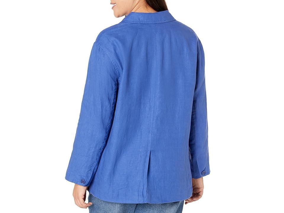 Madewell Double Breasted Crossover Linen Blazer Product Image