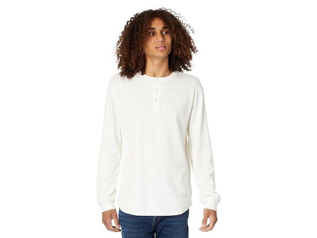 Madewell Thermal Henley Tee (Light Spruce) Men's T Shirt Product Image