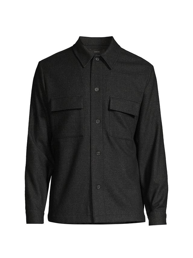 Mens Splittable Wool-Blend Shirt Jacket Product Image