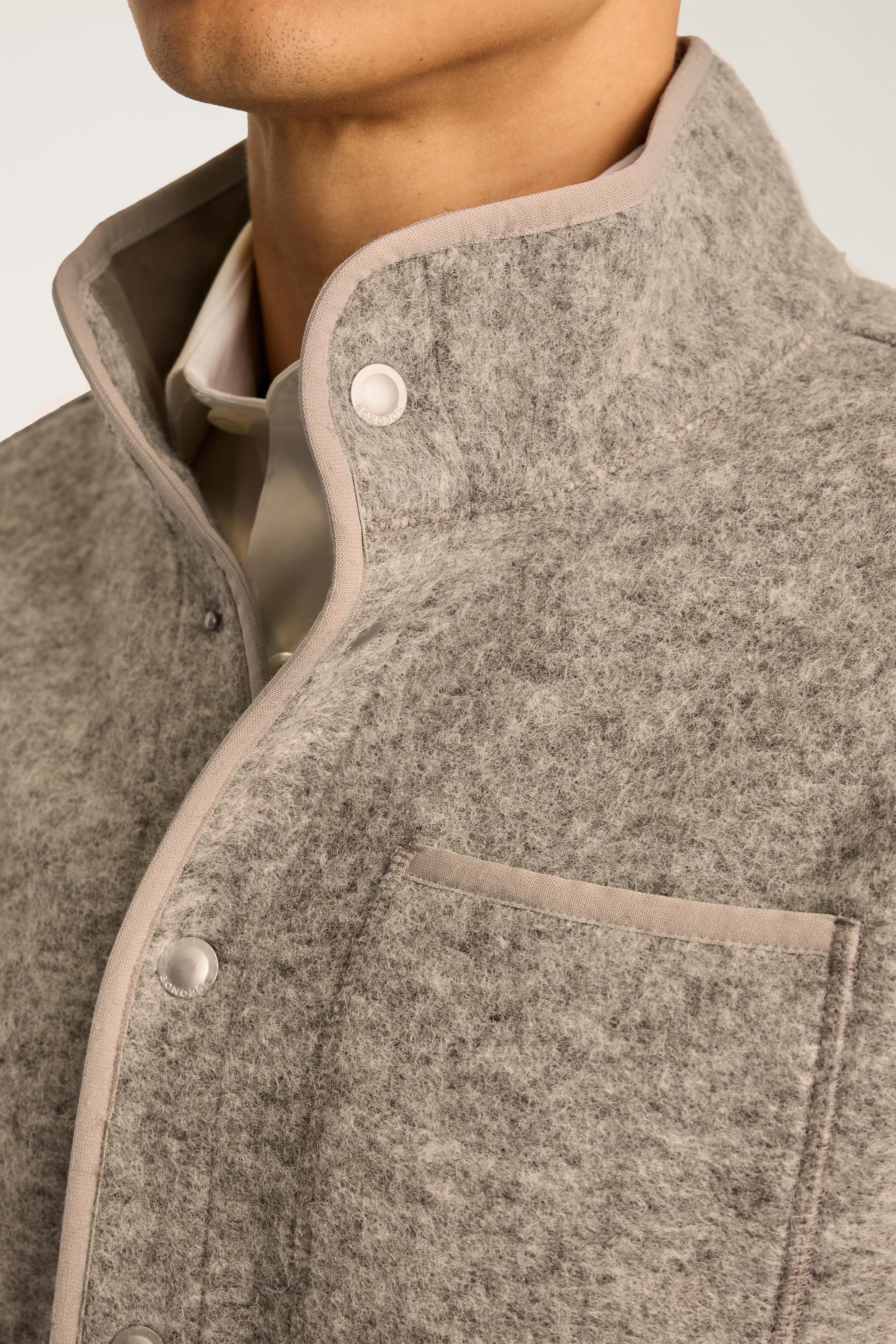 Italian Wool Fleece Jacket Product Image