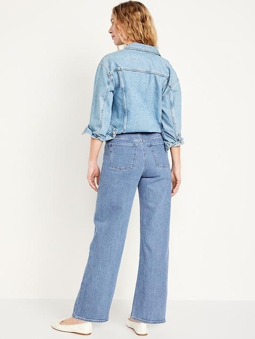 Extra High-Waisted Wide-Leg Jeans product image