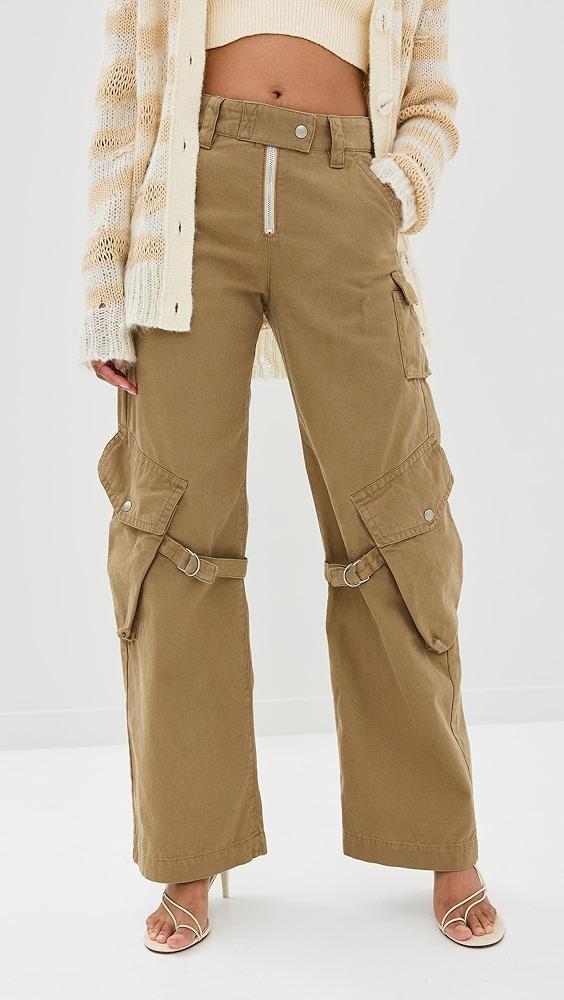 Acne Studios Casual Relaxed Fit Trousers | Shopbop Product Image