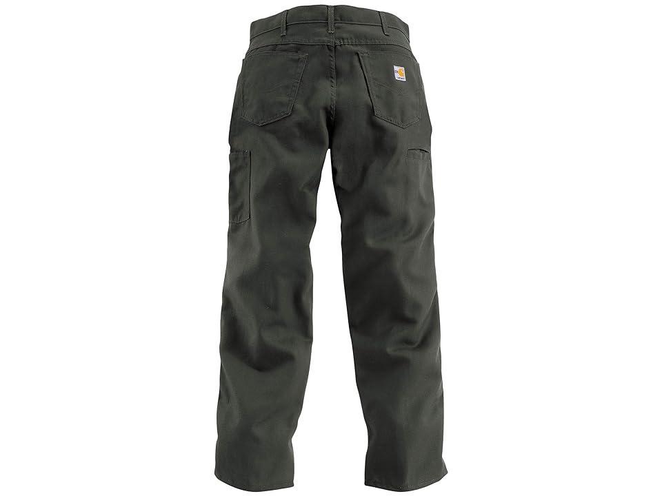 Carhartt Flame-Resistant (FR) Canvas Pants (Moss) Men's Clothing Product Image