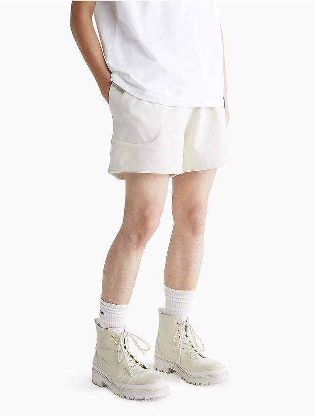 Calvin Klein Mens Standards Fleece Shorts - White - S Product Image