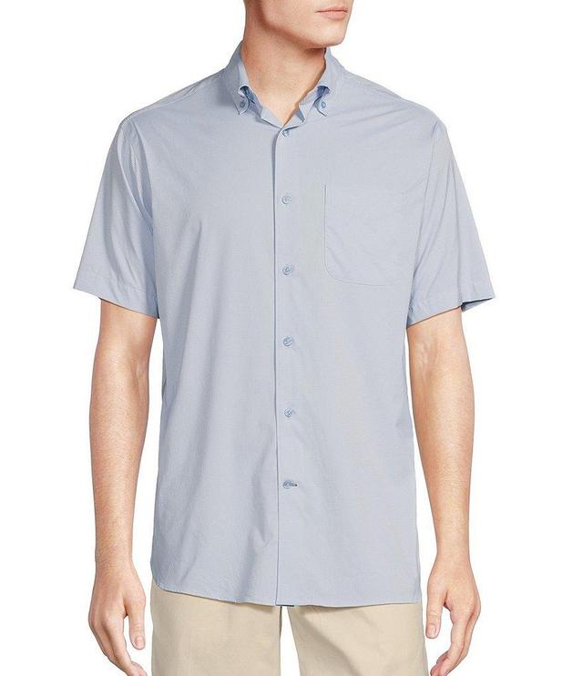 Daniel Cremieux Signature Label Stretch Checked Short Sleeve Woven Shirt Product Image