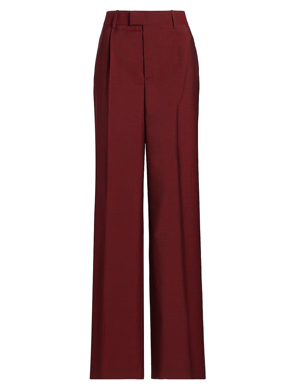 Womens Pleated Tailored Trousers product image