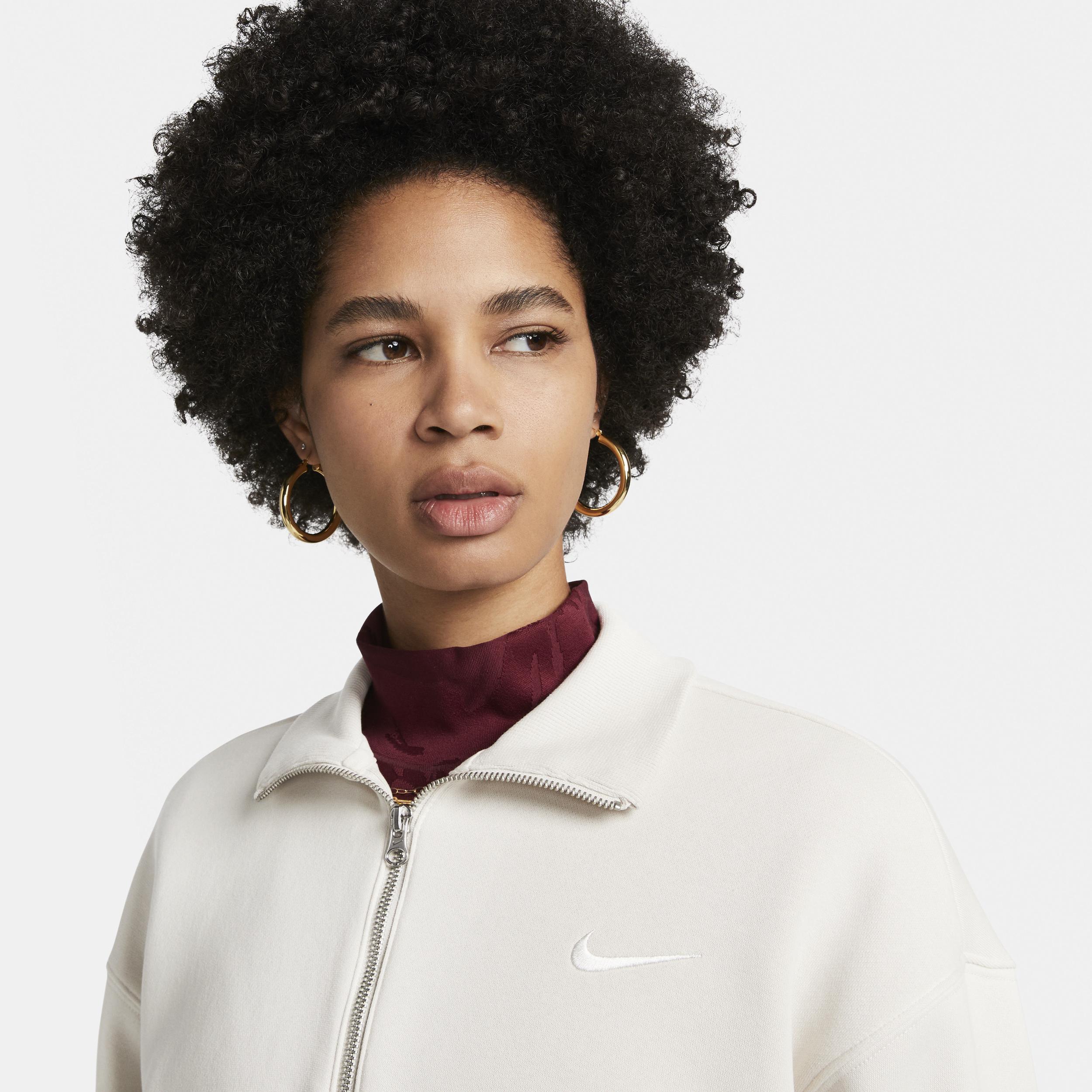 Women's Nike Sportswear Phoenix Fleece 1/2-Zip Cropped Sweatshirt Product Image