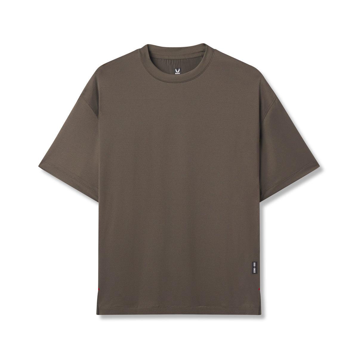 0822. AeroSilver® Oversized Tee - Space Grey Product Image