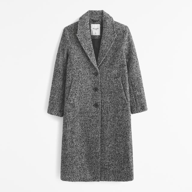 Wool-Blend Tailored Topcoat Product Image