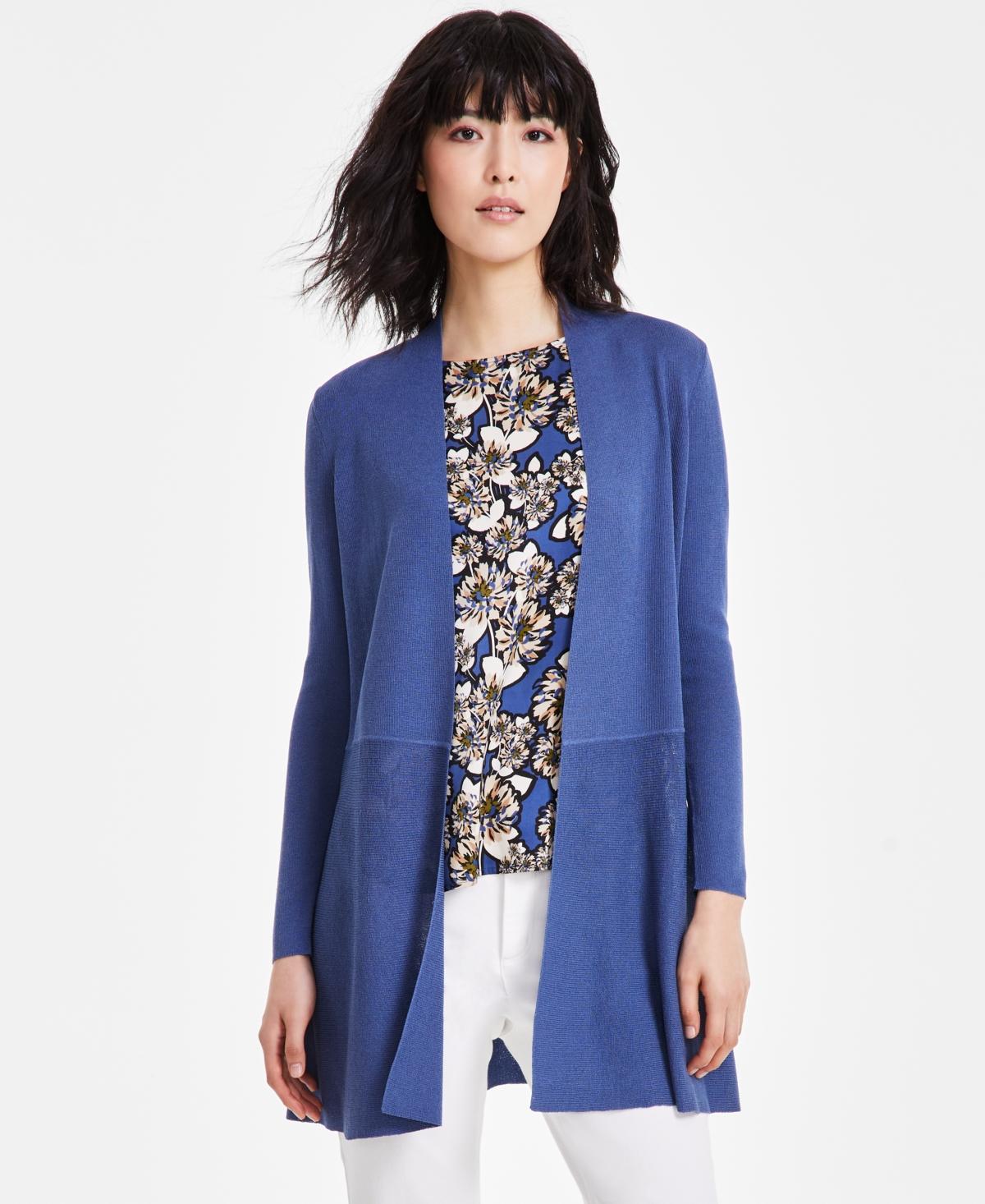 Anne Klein Monterey Open-Front Longline Cardigan Product Image