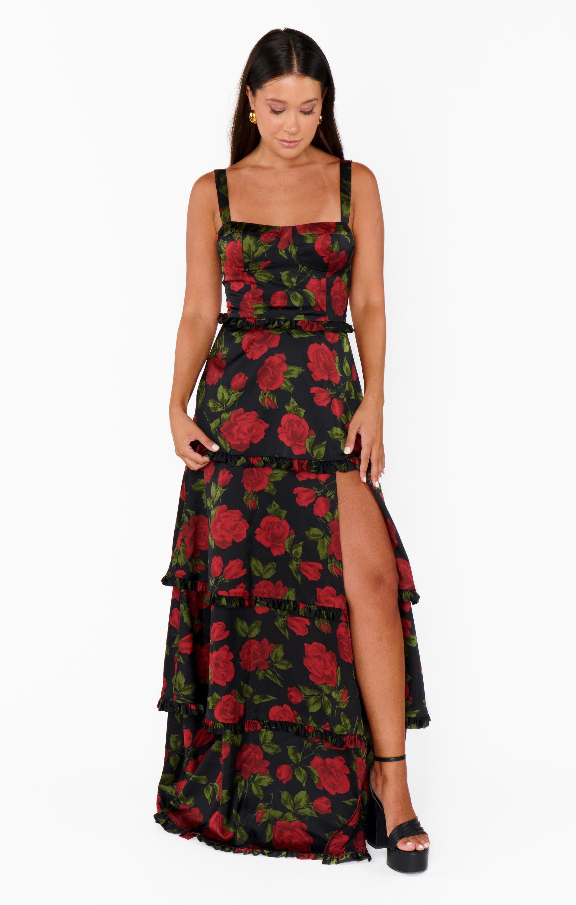 Lady Corset Dress ~ Send Me Roses Product Image