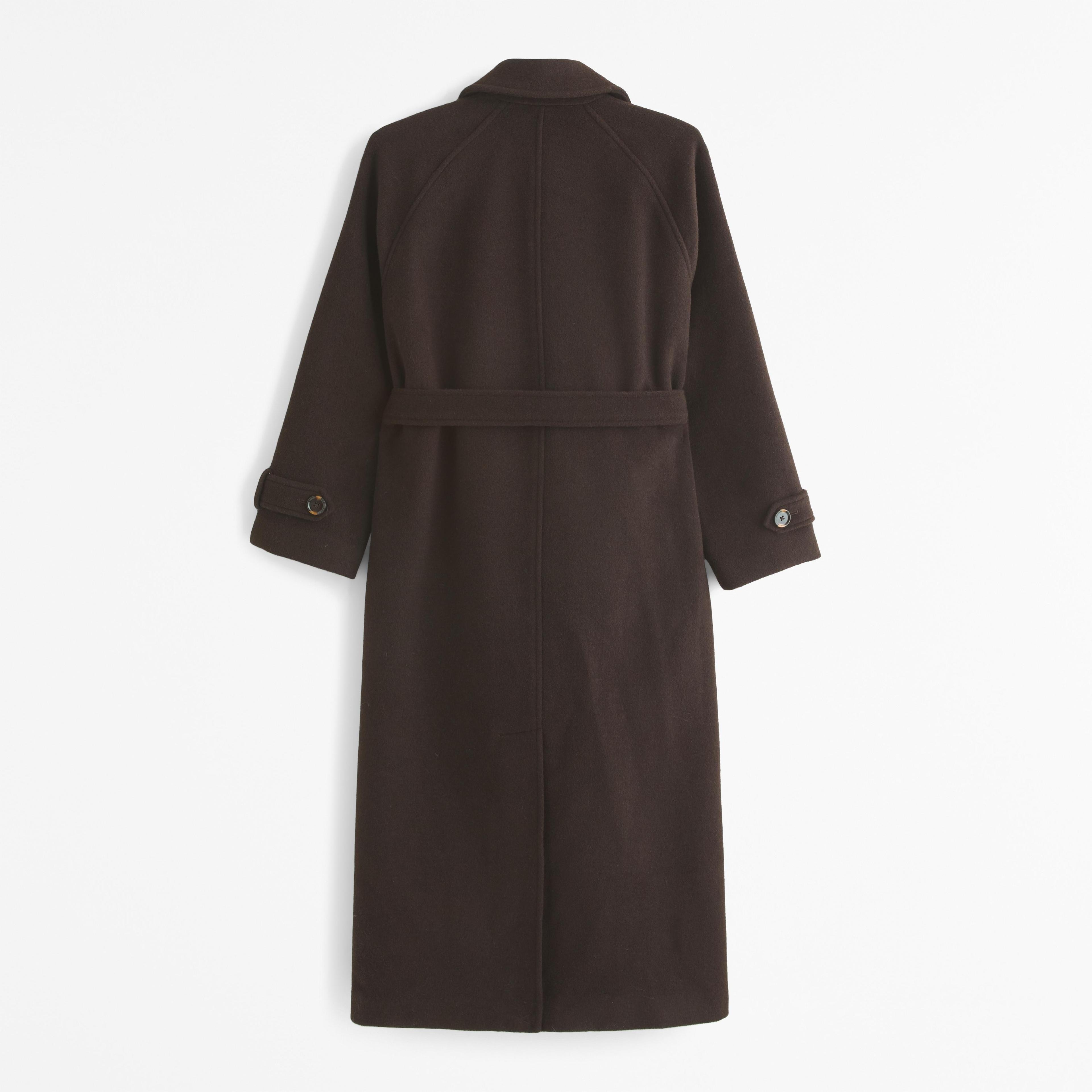 Wool-Blend Trench Coat Product Image