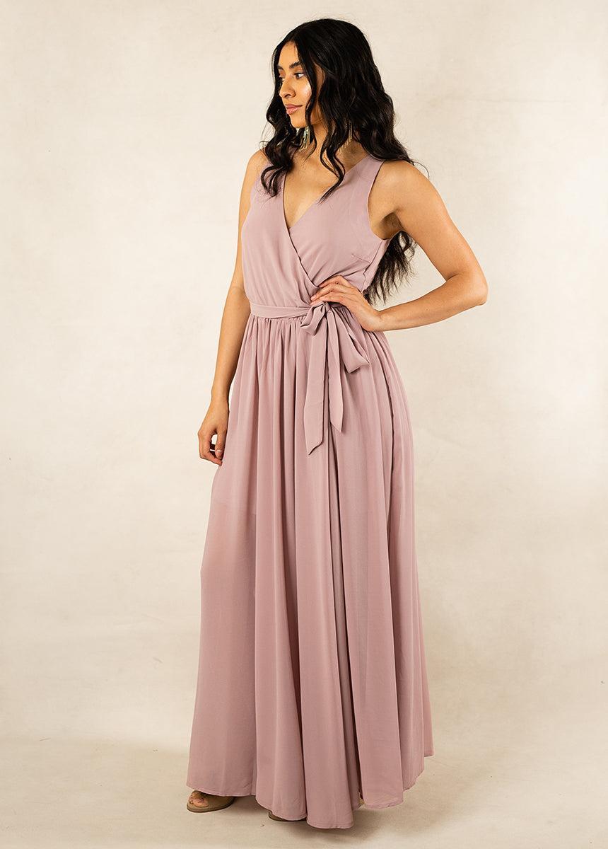 Miriam Bridesmaid Dress in Woodrose Product Image