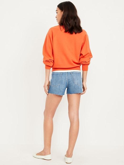 High-Waisted OG Jean Cut-Off Shorts -- 3-inch inseam Product Image