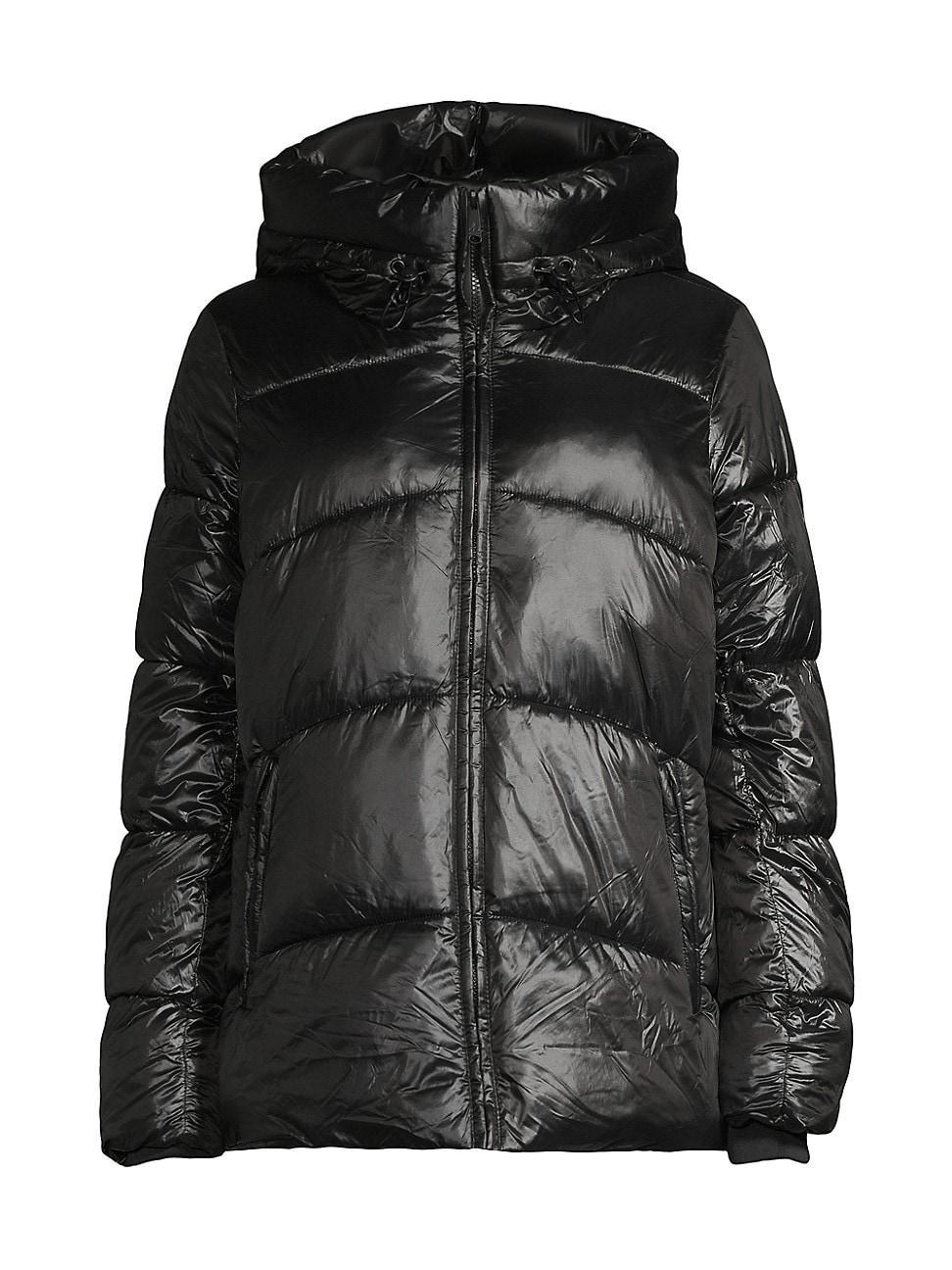 Womens Hooded Puffer Coat Product Image