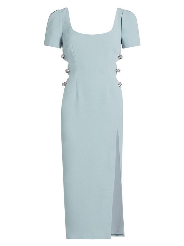 Womens Crp Embellished Cut-Out Midi-Dress Product Image