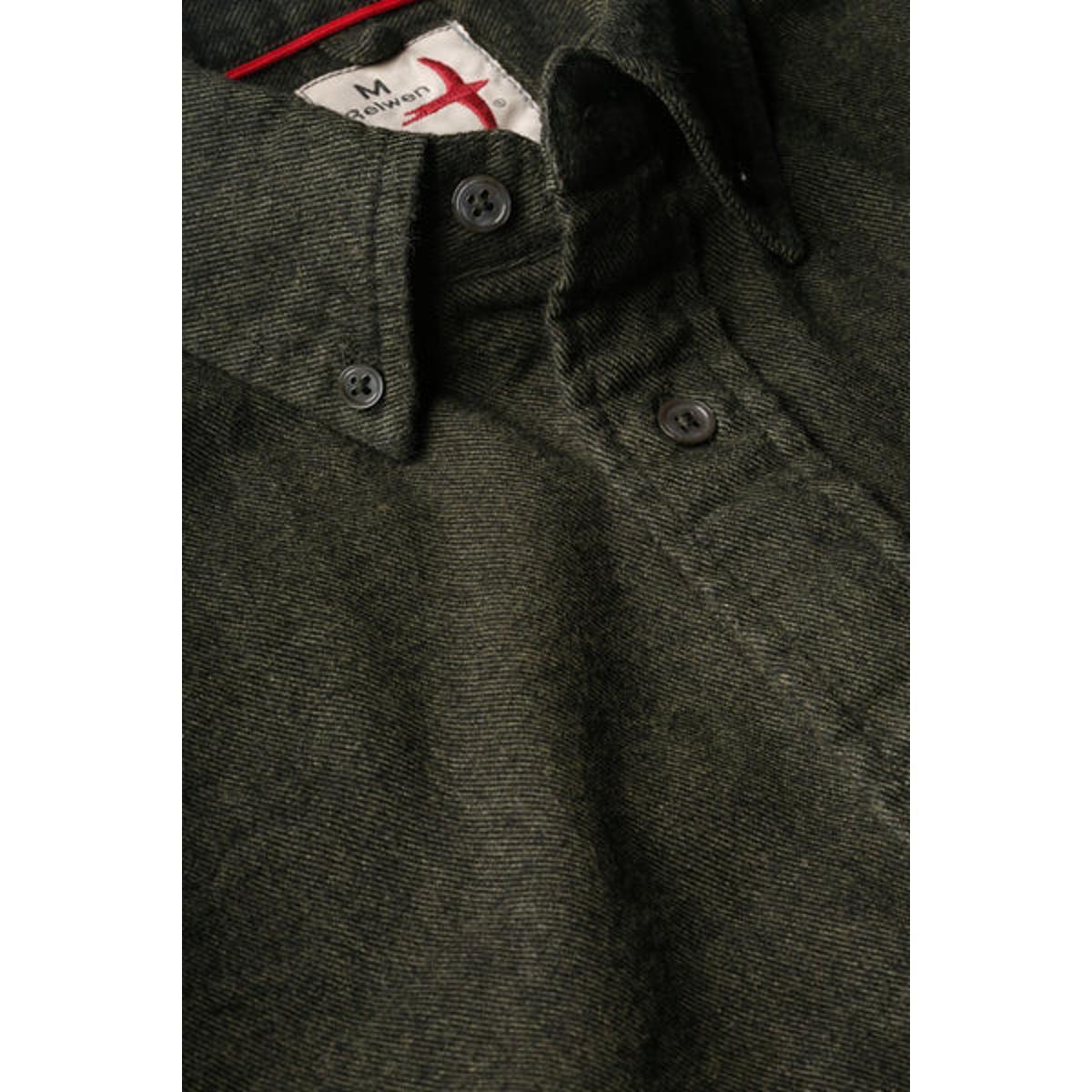 Flyweight Brushed Twill Button Down Dk Loden Product Image