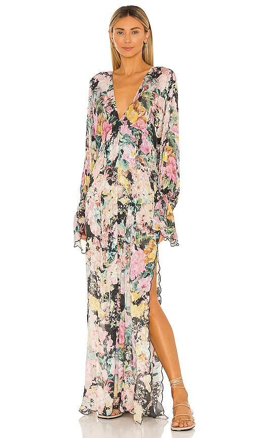 HEMANT AND NANDITA X REVOLVE Teien Caftan Size XS. Product Image