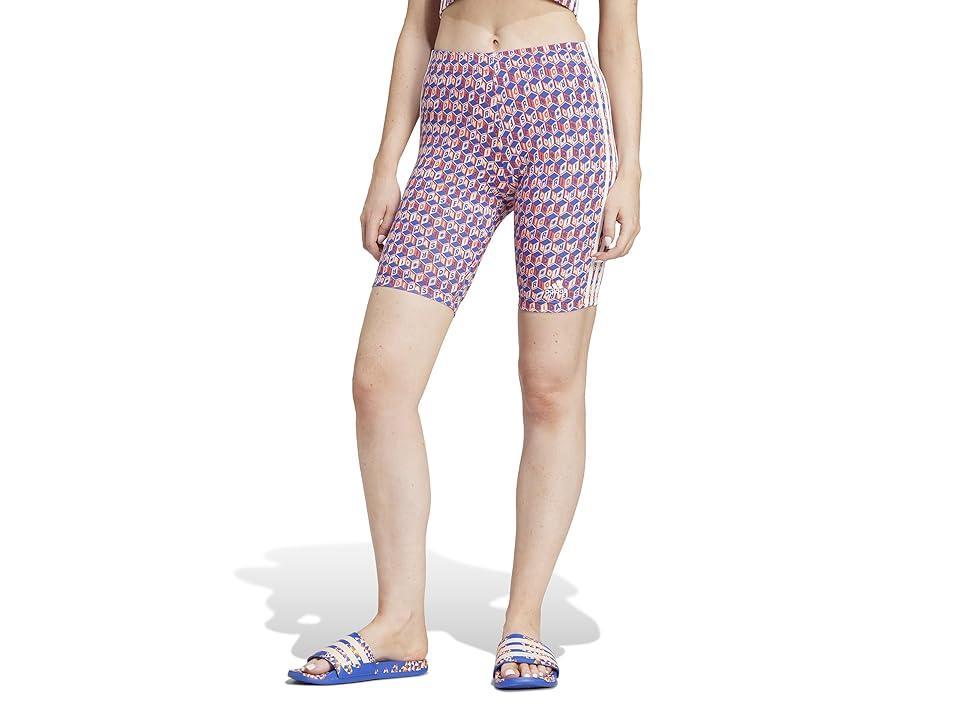 Women's FARM Rio Printed 3-Stripes Bike Shorts  Product Image