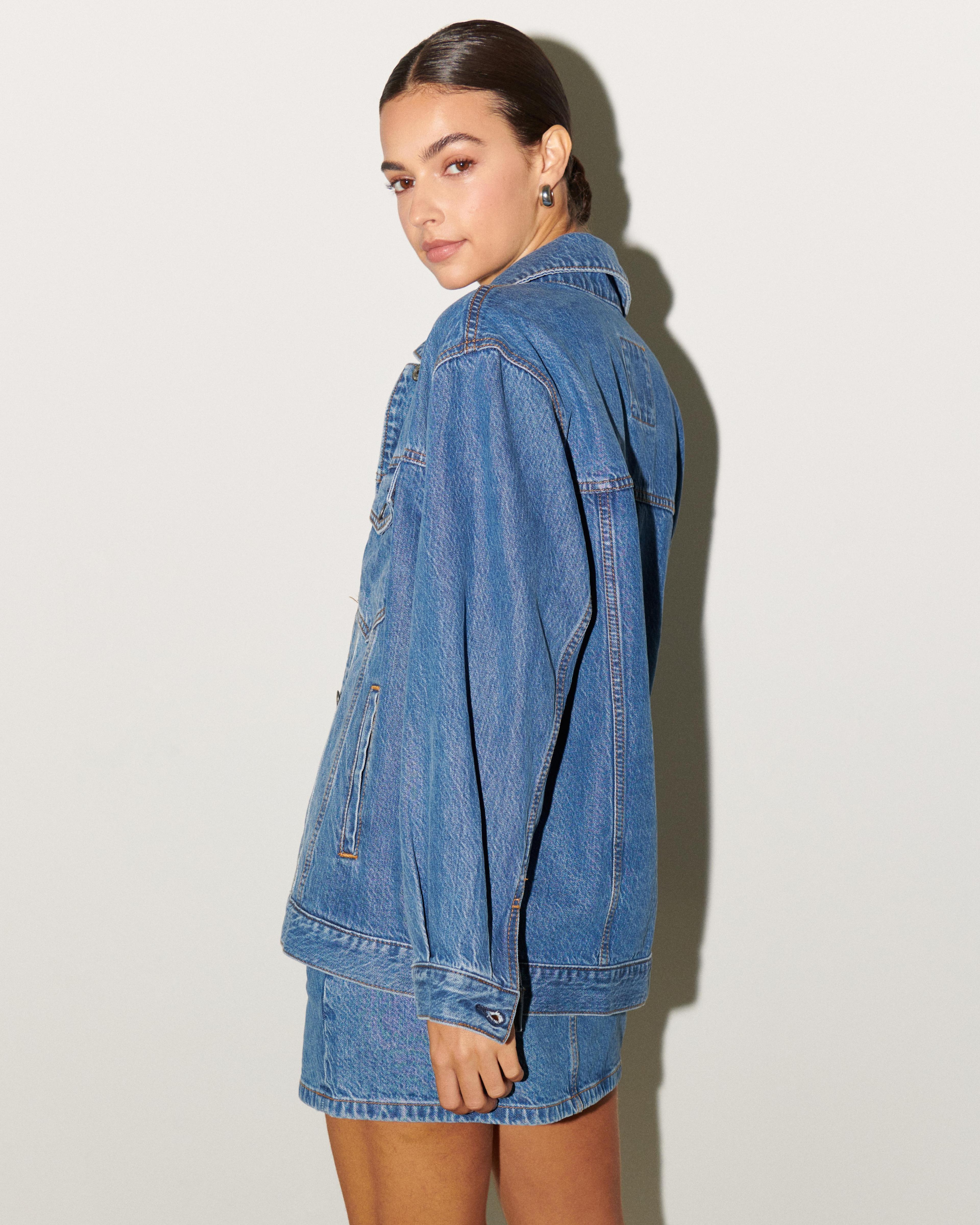 Denim Trucker Jacket Product Image