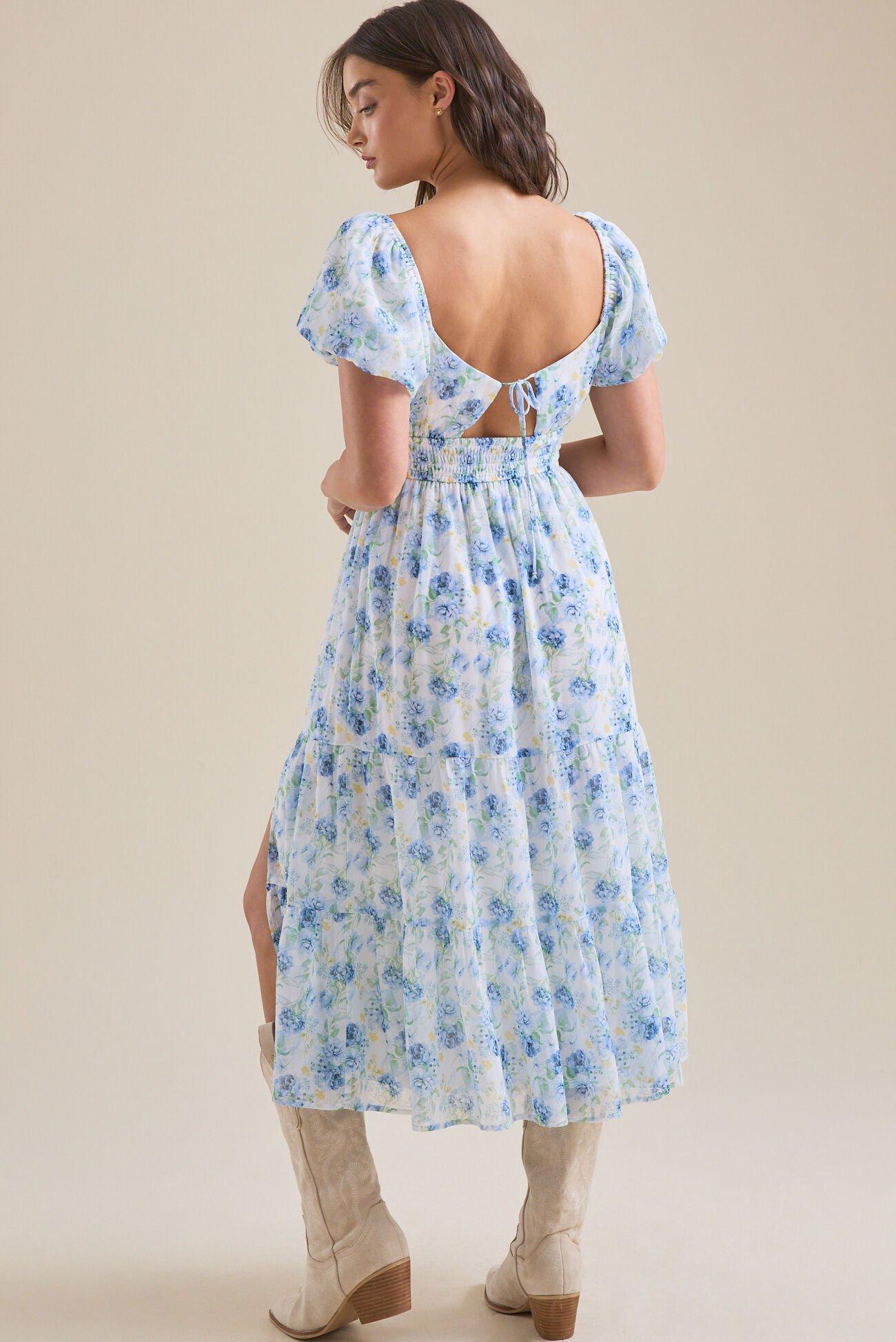 Florence Floral Midi Dress Product Image