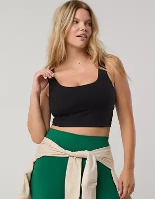 OFFLINE By Aerie The Hugger Square Neck Longline Sports Bra Product Image