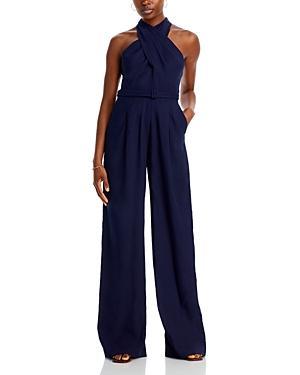 Womens Murphy Ii Linen-Blend Wide-Leg Jumpsuit Product Image