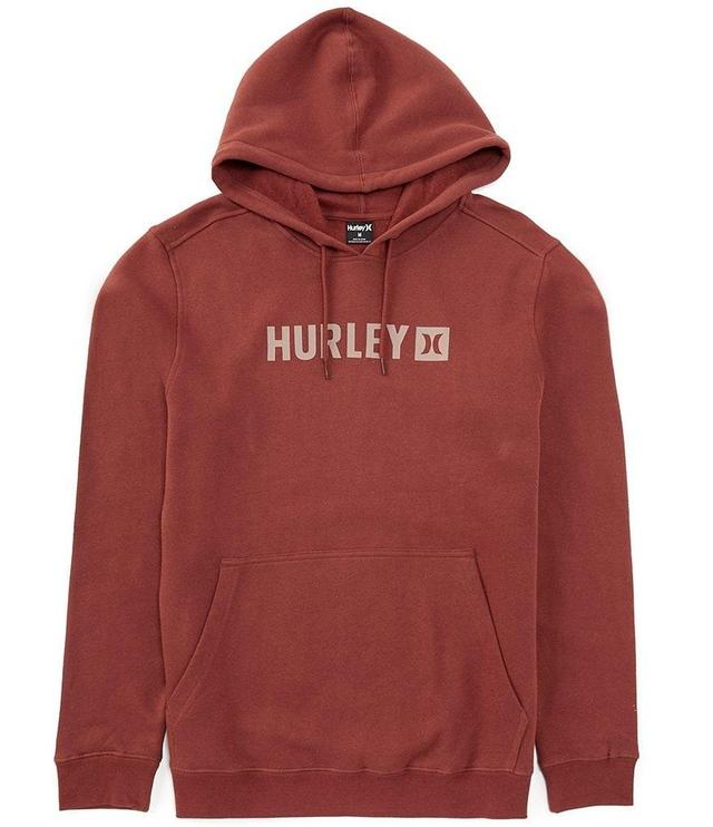 Hurley The Box Long-Sleeve Pullover Fleece Hoodie Product Image